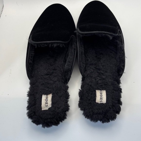 Birdies The Phoebe Black Faux Fur - Picture 3 of 5